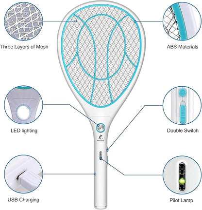 Rechargeable Mosquito Racket_Free Shipping